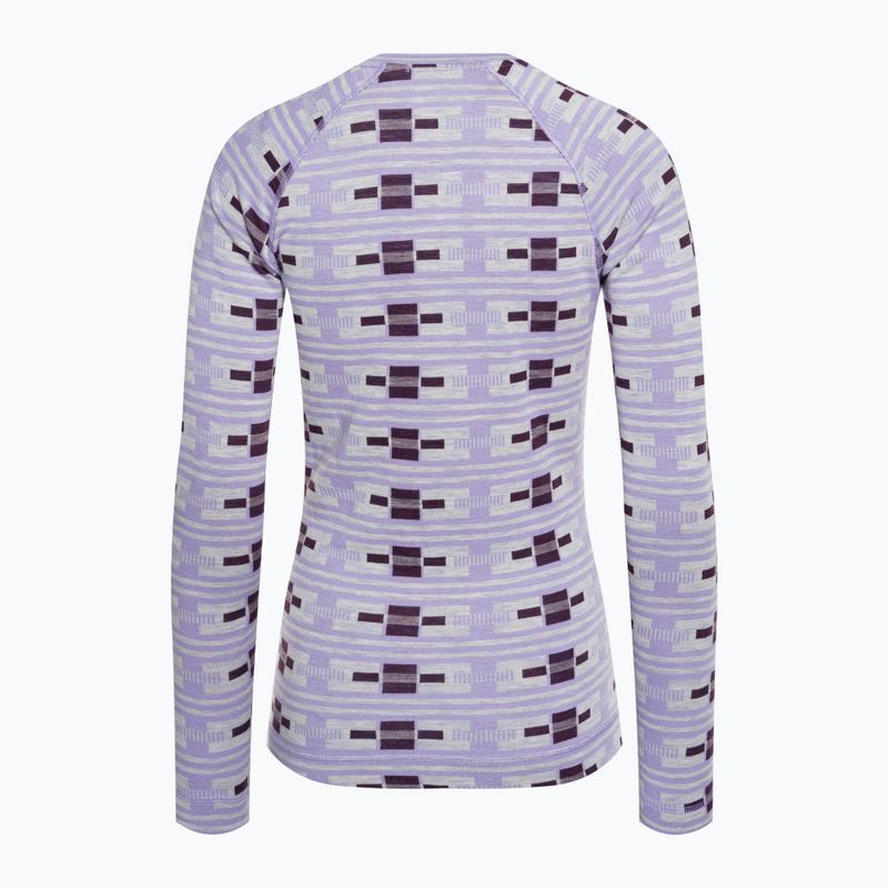 Dámska termoaktívna mikina Smartwool Merino 250 Baselayer Crew Boxed violet flirt with me 4