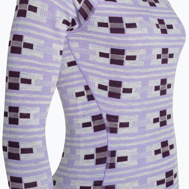 Dámska termoaktívna mikina Smartwool Merino 250 Baselayer Crew Boxed violet flirt with me 5