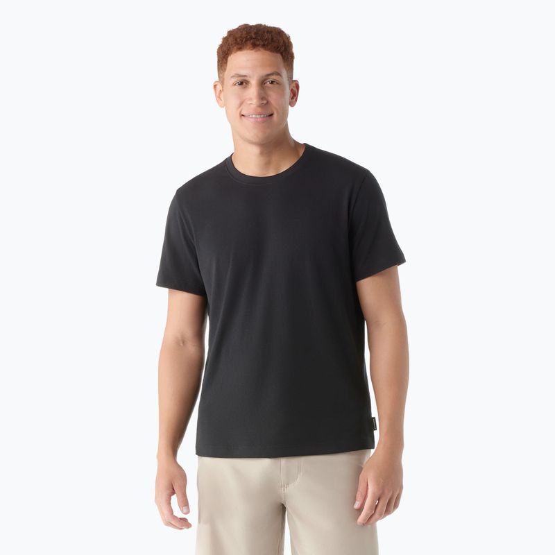 Pánske tričko Smartwool Perfect Crew Short Sleeve black