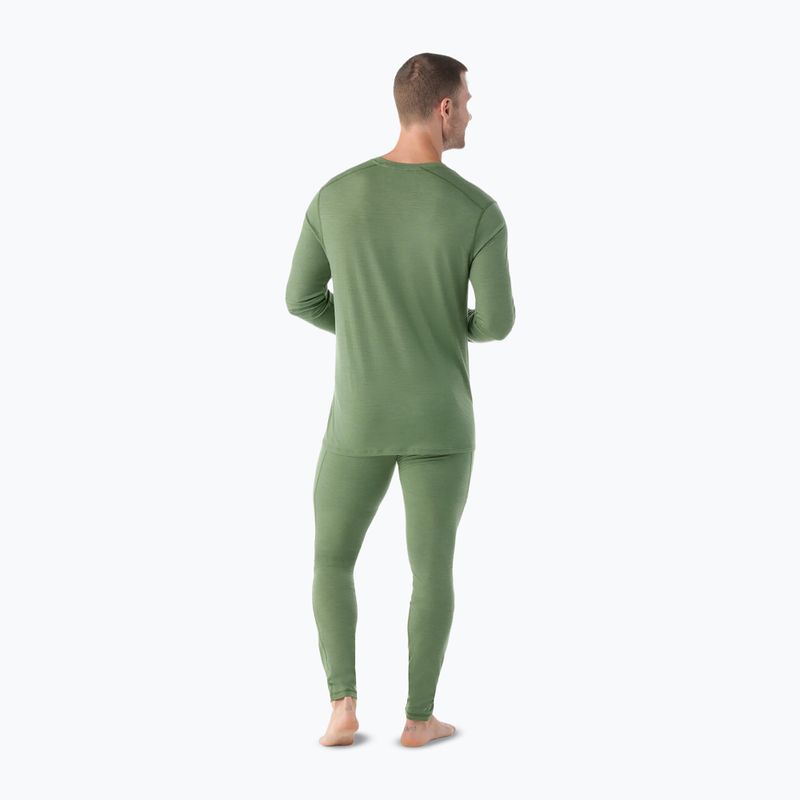 Pánska termo mikina Smartwool Classic All-Season Merino Baselayer Boxed fern green 2