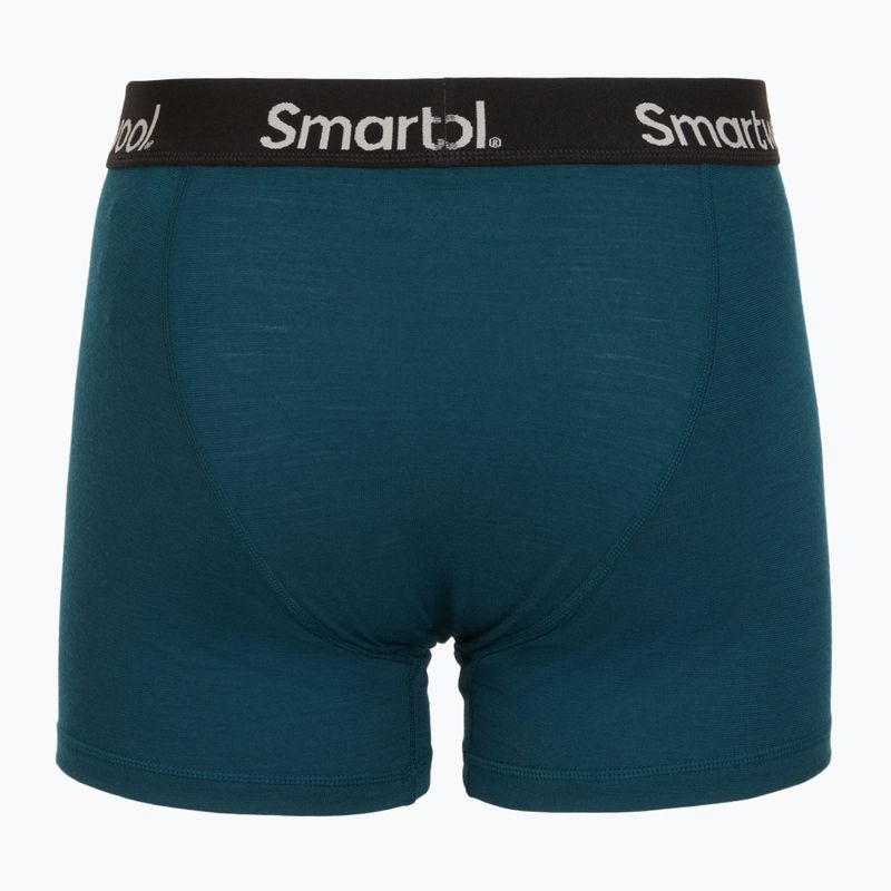 Pánske termo boxerky Smartwool Merino Boxer Brief Boxed twilight blue 2