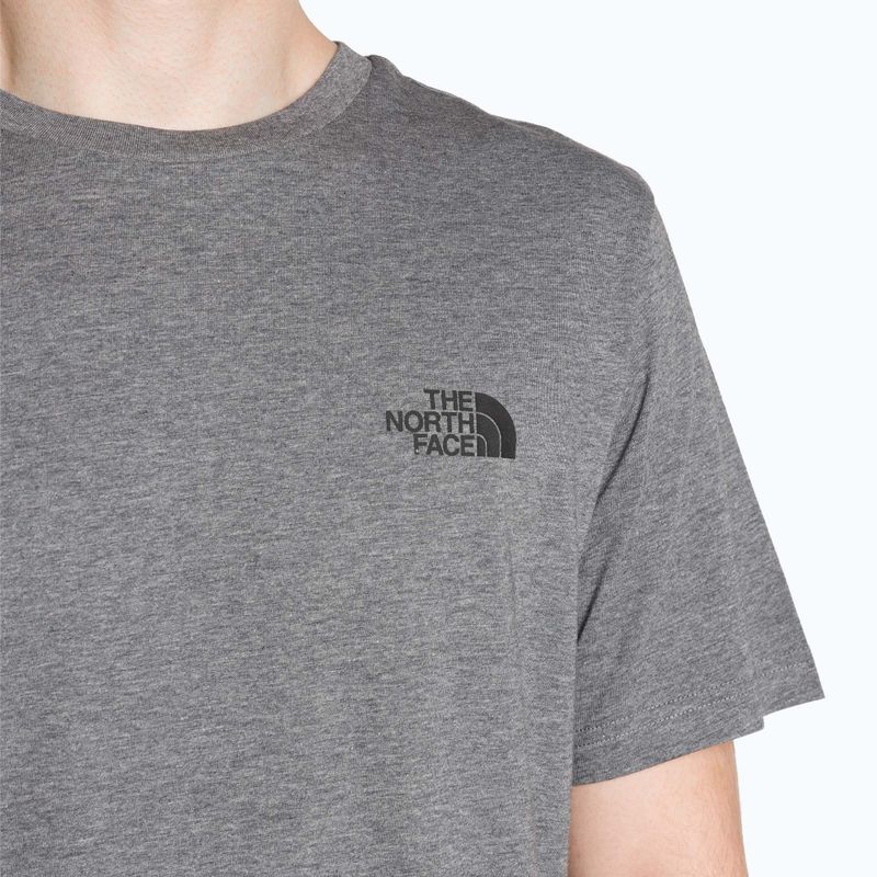 Pánske tričko The North Face Simple Dome Tee medium grey heather 3