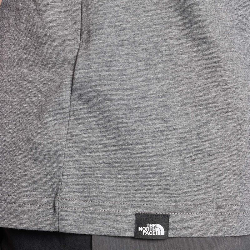 Pánske tričko The North Face Simple Dome Tee medium grey heather 4