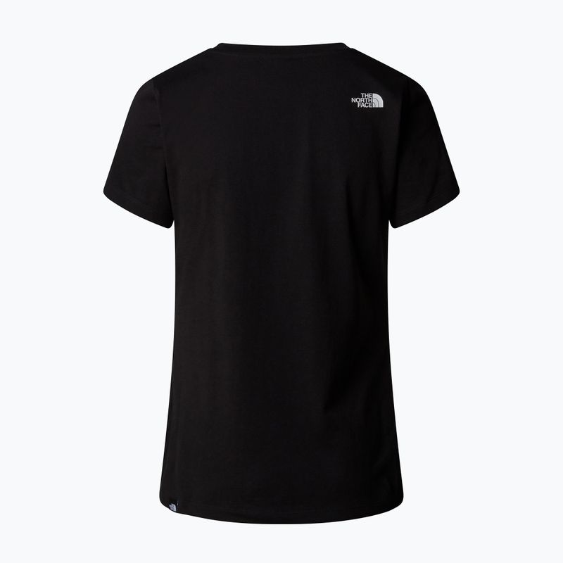 Dámske tričko The North Face Simple Dome Slim Tee tnf black 5