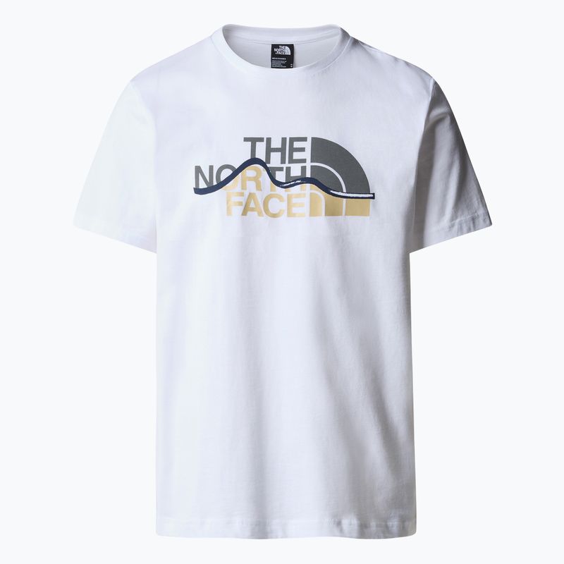 Pánske tričko The North Face Mountain Line white