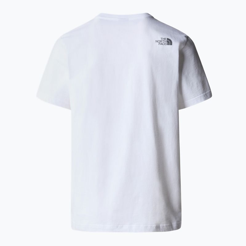 Pánske tričko The North Face Mountain Line white 2