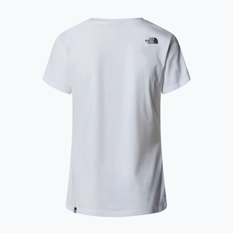Dámske tričko The North Face Simple Dome Slim Tee tnf white 5