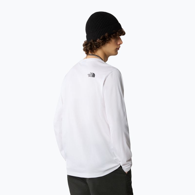 Pánske tričko longsleeve The North Face Simple Dome white 3