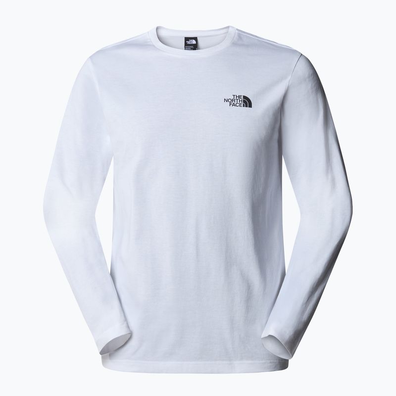 Pánske tričko longsleeve The North Face Simple Dome white 4