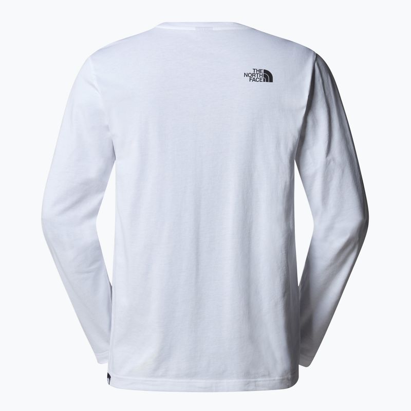 Pánske tričko longsleeve The North Face Simple Dome white 5