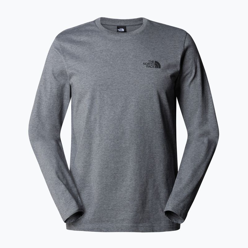 The North Face Simple Dome pánske tričko medium grey heather 5