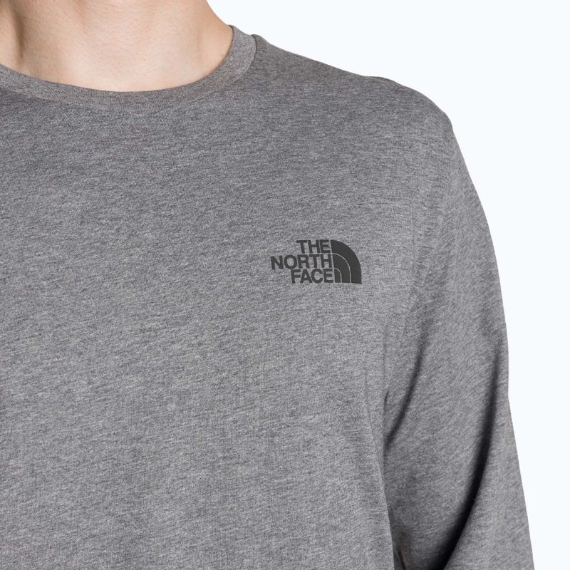 The North Face Simple Dome pánske tričko medium grey heather 3