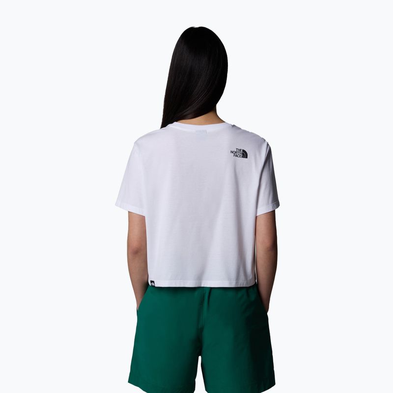 Dámske tričko The North Face Simple Dome Cropped Slim Tee tnf white 3