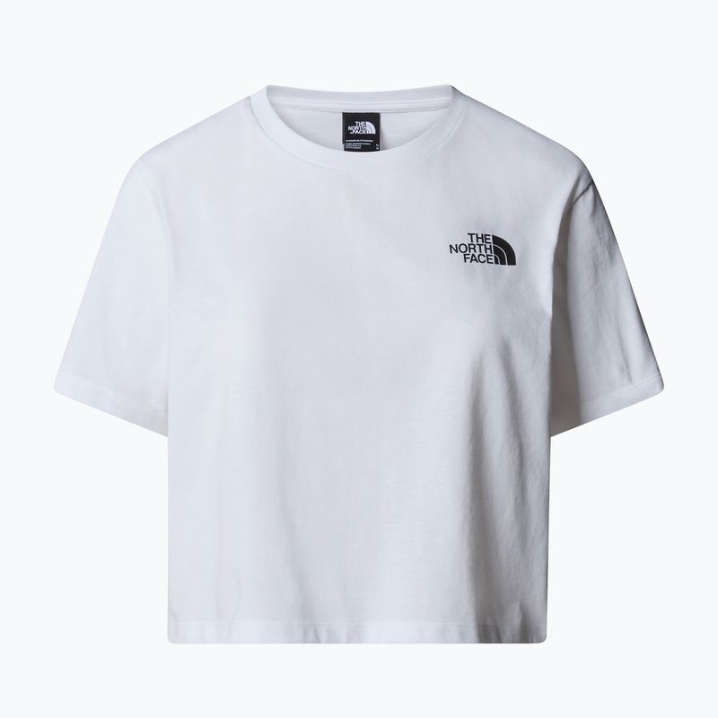 Dámske tričko The North Face Simple Dome Cropped Slim Tee tnf white 4