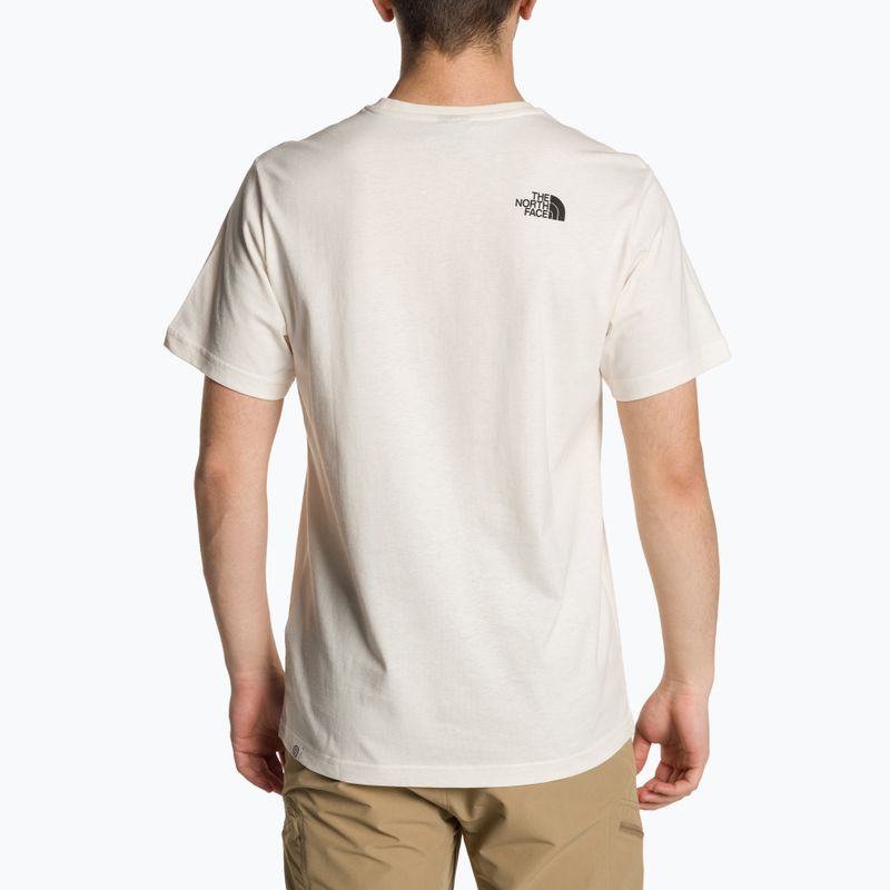 Pánske tričko The North Face Berkeley California white dune/optic emeral 2