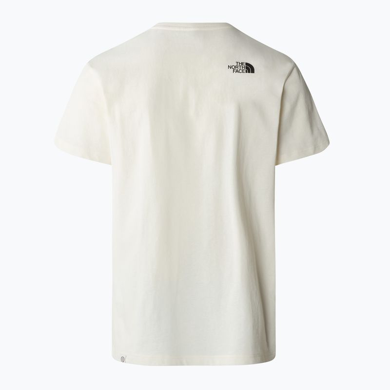 Pánske tričko The North Face Berkeley California white dune/optic emeral 6