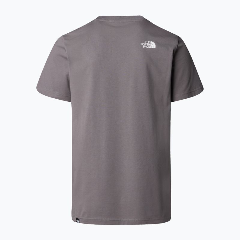 Pánske tričko The North Face Simple Dome Tee smoked pearl 5