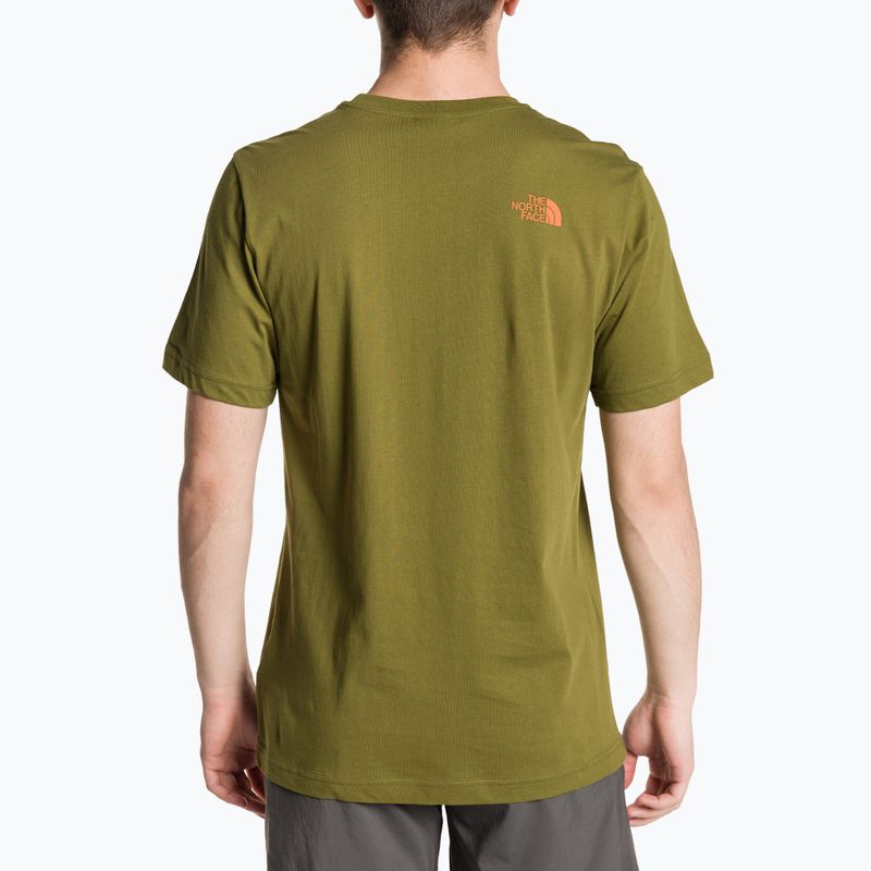 Pánske tričko The North Face Rust 2 forest olive 2