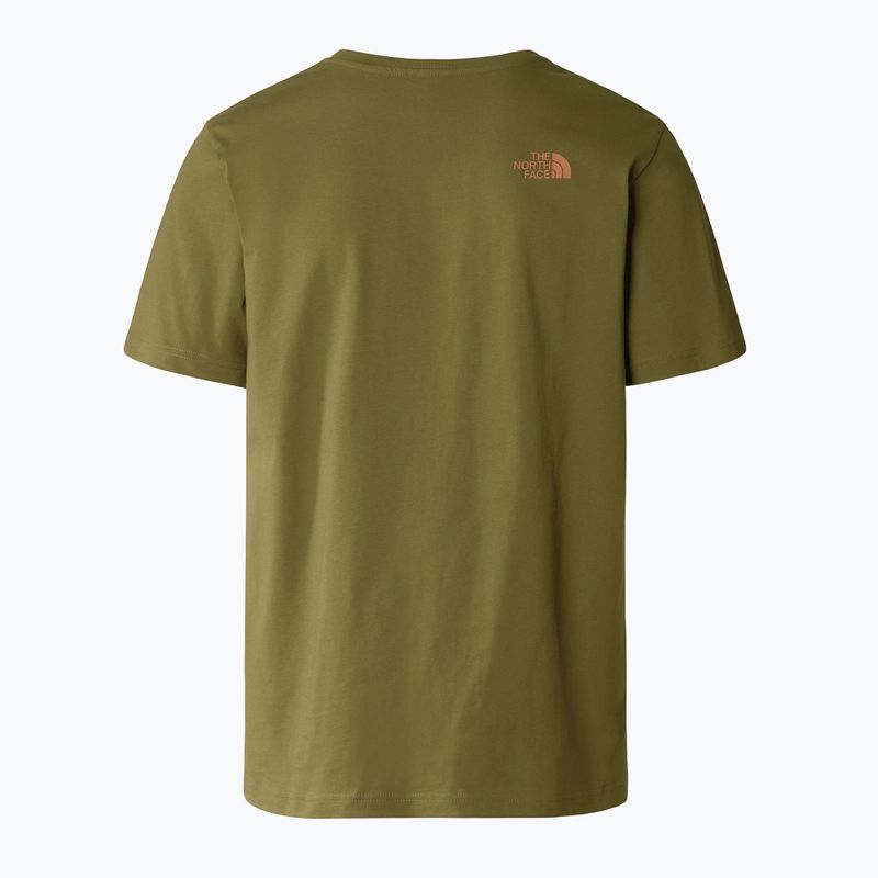 Pánske tričko The North Face Rust 2 forest olive 5
