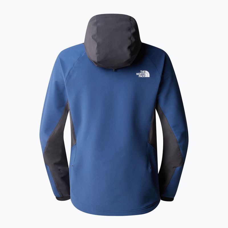 Pánska softshellová bunda The North Face AO Softshell Hoodie shady blue/asphalt grey 6