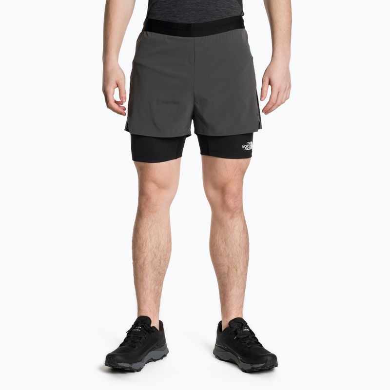 Pánske tréningové šortky The North Face Ma Lab Dual anthracite grey/black