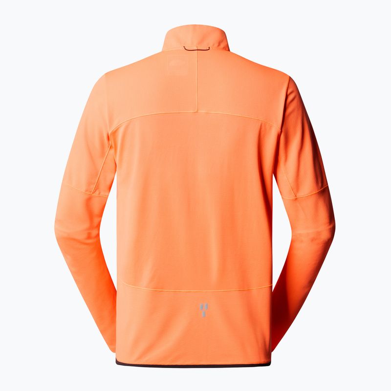 Pánska bežecká mikina The North Face Sunriser 1/4 Zip vivid flame 6