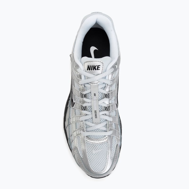 Dámske topánky Nike P-6000 white/metallic silver/black 5