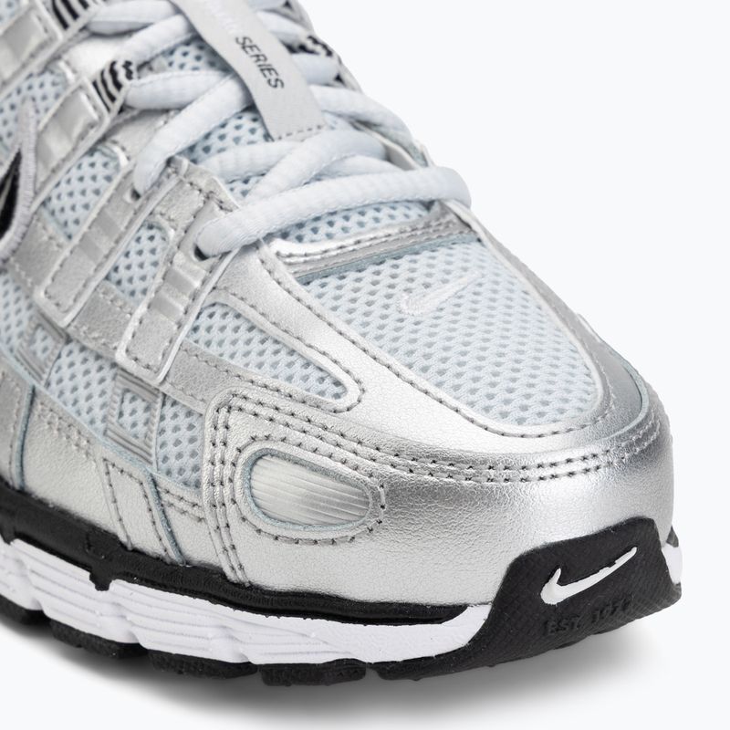 Dámske topánky Nike P-6000 white/metallic silver/black 7