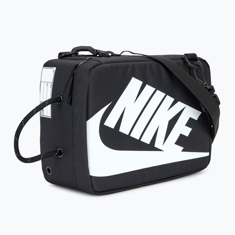 Športová taška Malá 8 l čierna/čierna/biela Nike 2