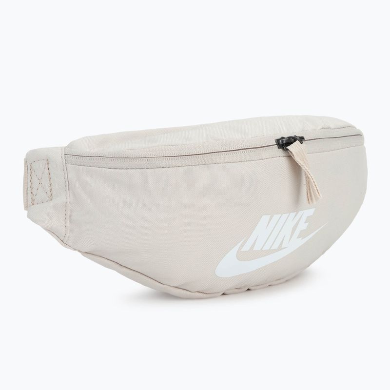 Taštička ľadvinka Nike Heritage 3 l light orewood brn/white 2