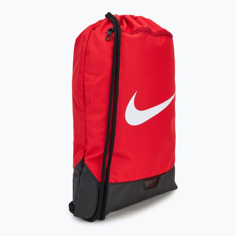 Nike Brasilia 9.5 18 l taška univerzitná červená/ čierna/ biela 2