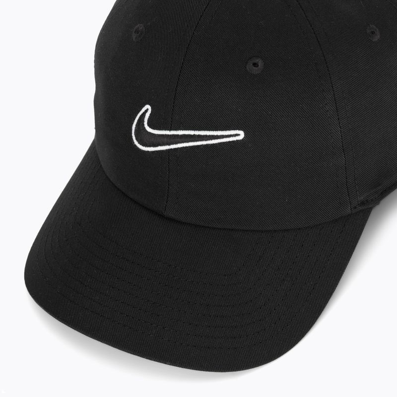 Šiltovka Nike Club Unstructured Swoosh black/black 3
