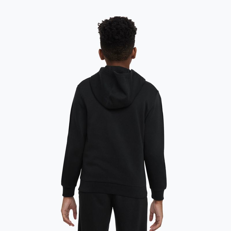 Detská mikina Nike Club Fleece Hoodie black/white 6