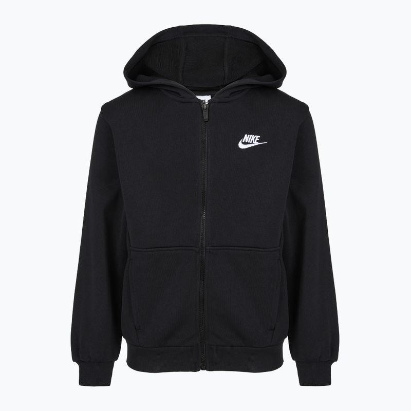 Detská mikina Nike Club Fleece black/white