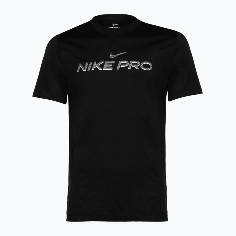 Pánske tréningové tričko Nike Dri-Fit Fitness black