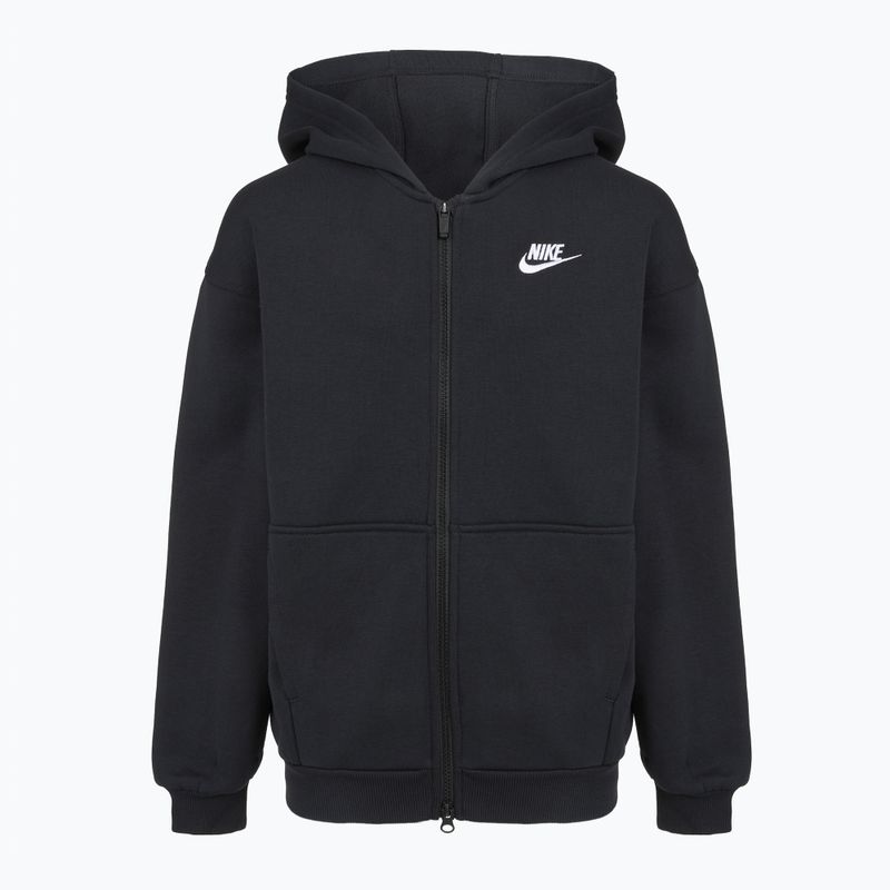 Detská mikina Nike Sportswear Club Fleece FD2931-010 black/white