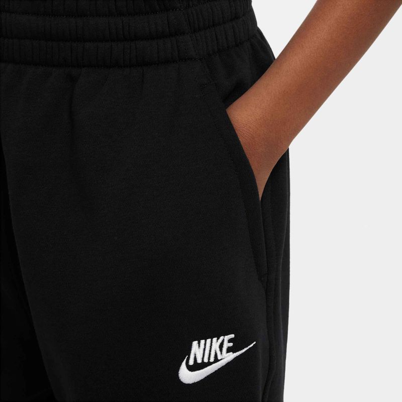 Detské nohavice Nike Sportswear Club Fleece black/black/white 3