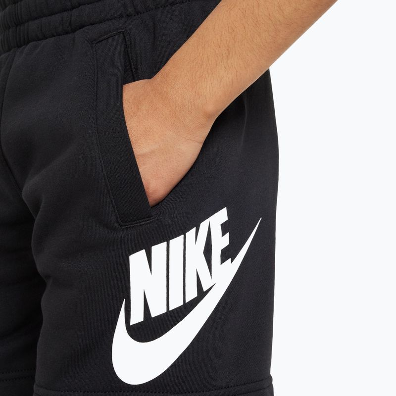 Detské šortky Nike Sportswear Club Fleece black/white 6