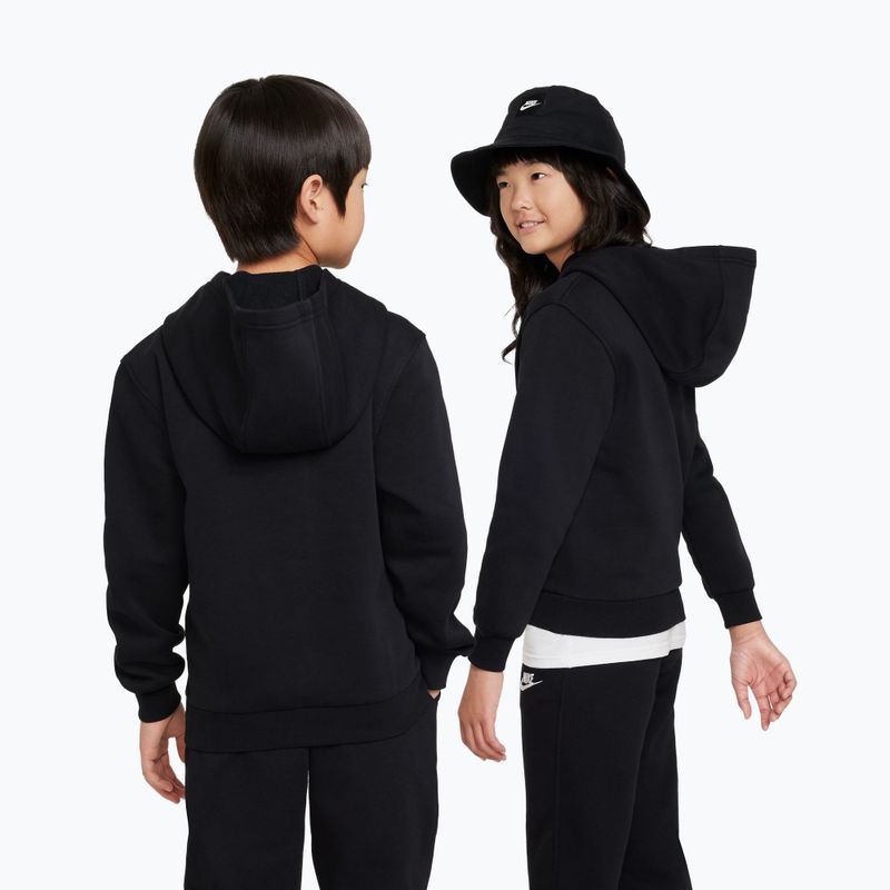 Detská mikina Nike Sportswear Club Fleece black/white 3