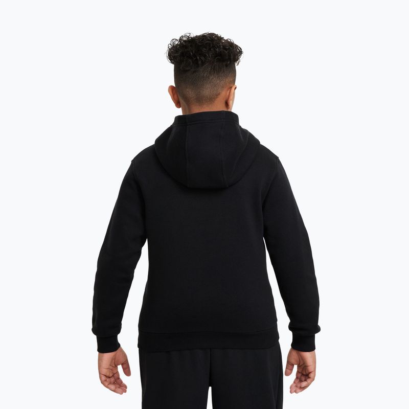 Detská mikina Nike Sportswear Club Fleece black/white 6