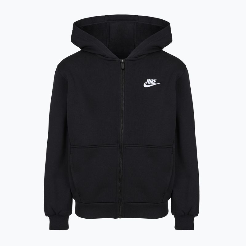 Detská mikina Nike Sportswear Club Fleece black/white