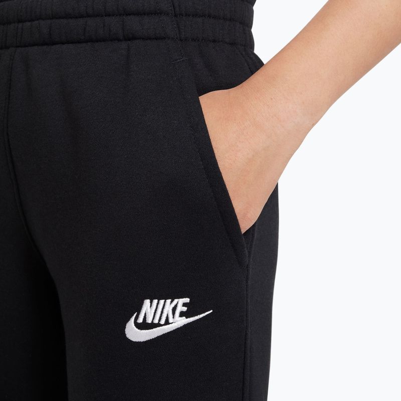 Detské nohavice Nike Sportswear Club Fleece black/white 6