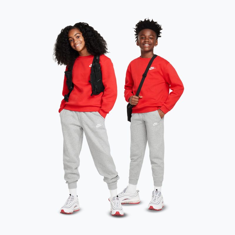 Detské nohavice Nike Sportswear Club Fleece dark grey heather/base grey/white 2