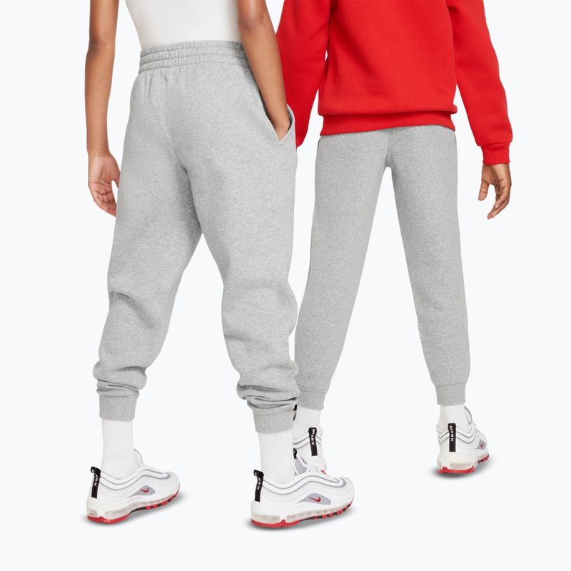 Detské nohavice Nike Sportswear Club Fleece dark grey heather/base grey/white 3