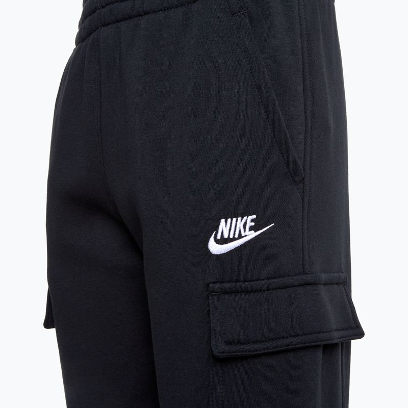 Detské nohavice Nike Sportswear Club Fleece black/black/white 3