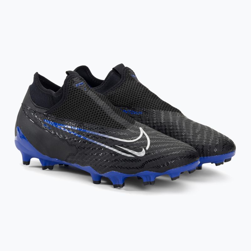 Kopačky Nike Phantom GX Academy DF FG/MG black/chrome/hyper royal 4