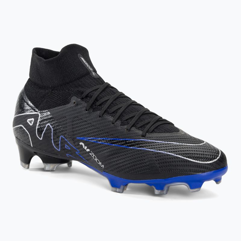 Kopačky Nike Zoom Mercurial Superfly 9 Pro FG black/chrome/hyper royal