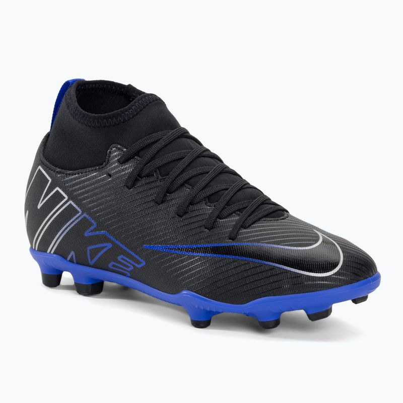 Detské kopačky Nike JR Mercurial Superfly 9 Club FG/MG black/chrome/hyper real