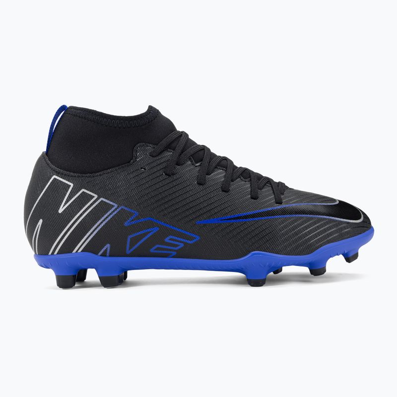 Detské kopačky Nike JR Mercurial Superfly 9 Club FG/MG black/chrome/hyper real 2