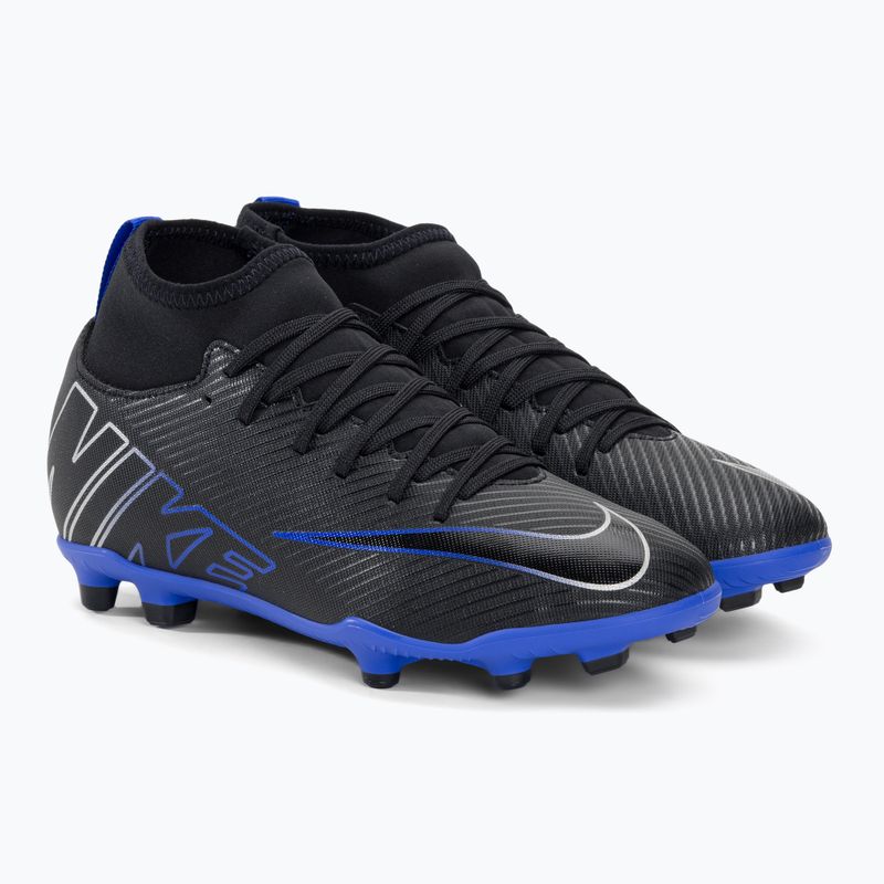 Detské kopačky Nike JR Mercurial Superfly 9 Club FG/MG black/chrome/hyper real 4